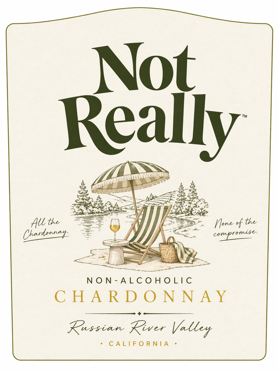 Not Really Chardonnay label detail